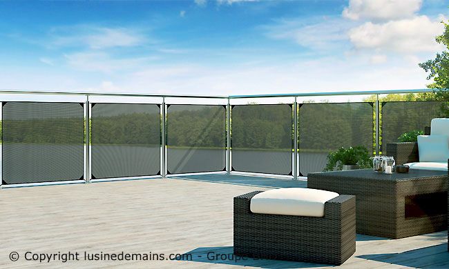 Toile brise vent et brise vue