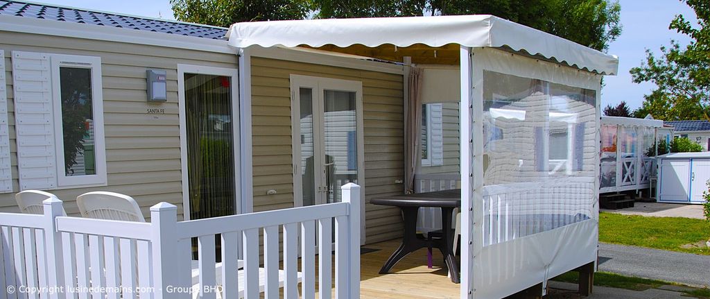 Bâche mobil home sur mesure