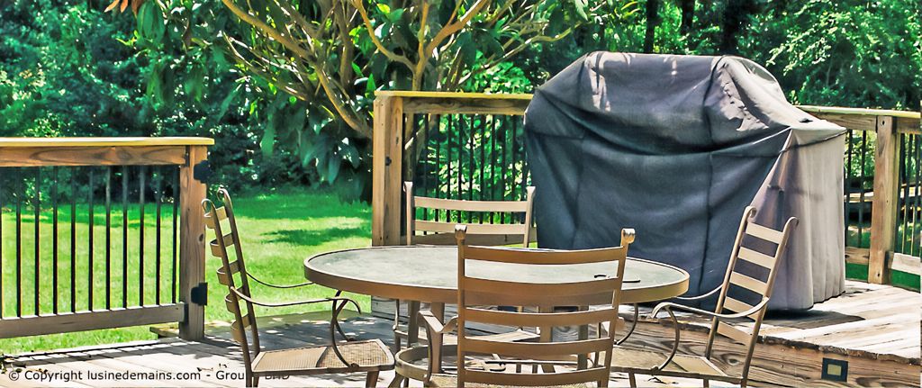 Housse salon de jardin