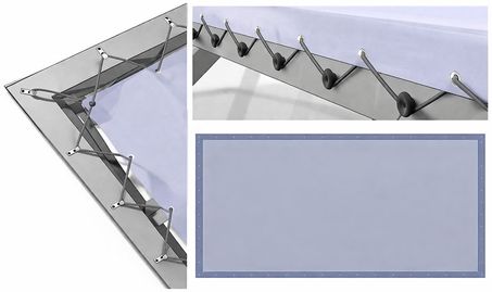 Bâche terrasse rectangle sur mesure