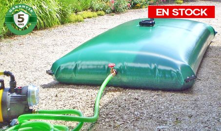 Cuve souple 500 litres Standard. Citerne eau de pluie : Garantie 5 ans