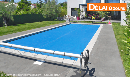 Bâche à Bulles - Non Bordée à la coupe - Kit oeillets Offert